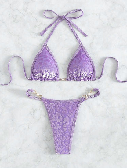 T-shaped Pearl Leopard Special Fabric Swimwear Swimsuit Bikini 4439e9c8 efc5 4774 b0ad 56ea65bfa862 ed6ea218 9d24 4050 9728 8