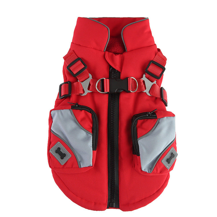 Pet Winter Cotton Dog Clothes Zipper Jacket Dog Supplies 443d621b 6f76 4806 9451 b908c2d75f44