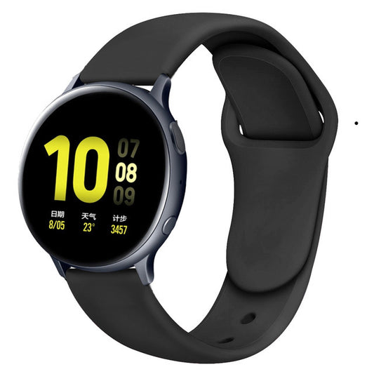 Suitable For Galaxy Active 2 Reverse Buckle Silicone Strap 20 22mm Sports Inner Buckle Strap - 图片 1
