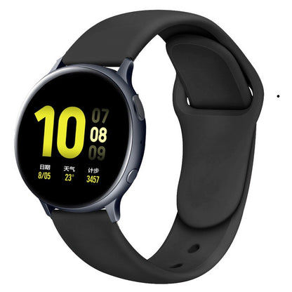 Suitable For Galaxy Active 2 Reverse Buckle Silicone Strap 20 22mm Sports Inner Buckle Strap - 图片 2