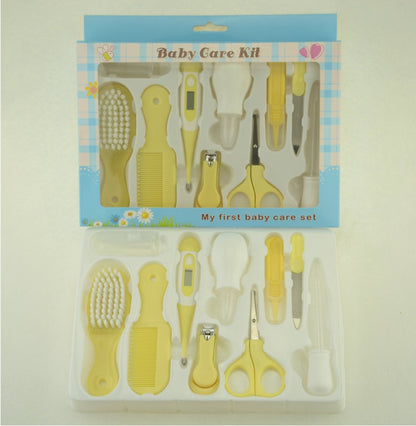 Maternal and Infant Thermometer Feeding Nasal Nasal Care 10 Piece Set Baby Manicure Clamp Nail Clipper Set 4448231615838