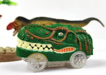Children's Electric Assembled Track Racing Simulation Animal Tyrannosaurus Dinosaur Toy Puzzle Boy Gift 444a404d 0e05 445b 87