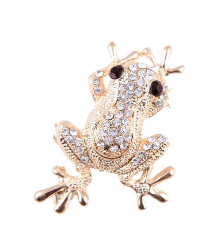 Korean Fashion Diamond Animal FROGPRINCE Brooch Female Corsage 444fc631 261f 48ad 9530 2a008e24f3d1