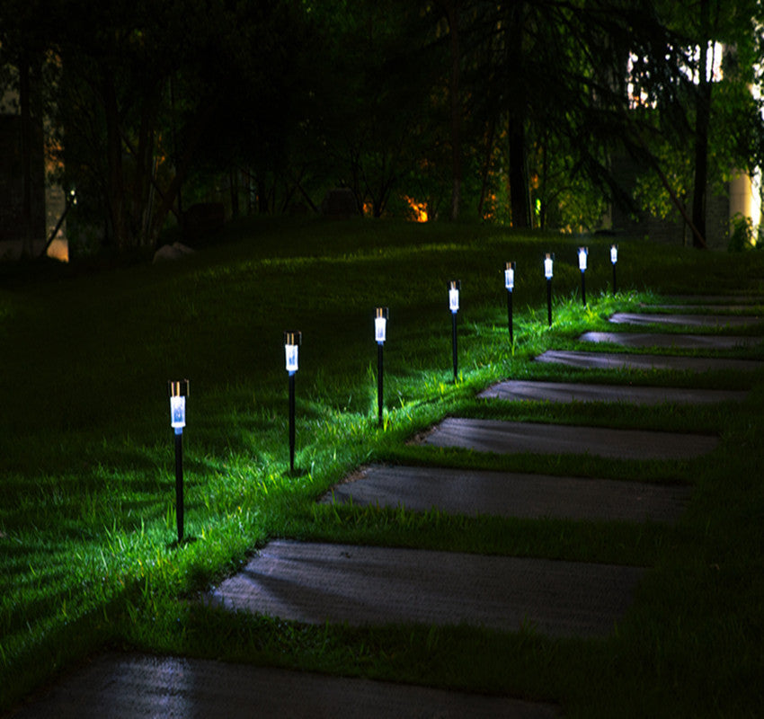 Factory wholesale stainless steel solar light lawn lamp LED garden light tube lamp foreign trade cross border explosion 44500