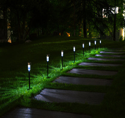 Factory wholesale stainless steel solar light lawn lamp LED garden light tube lamp foreign trade cross border explosion 44500