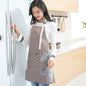 Women Aprons Waterproof Adjustable Neck Strap Absorbent Cooking Gardening BBQ Baking Sleeveless Kitchen Apron with Pocket 445