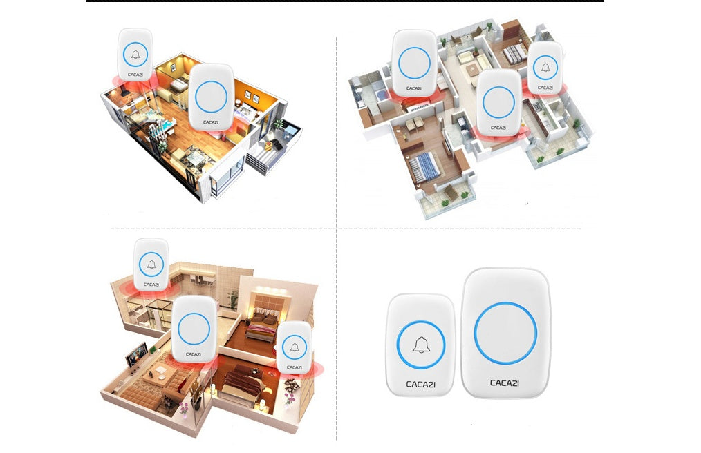 Wireless doorbell home new  long-distance remote control old pager Intelligent exchange doorbell 445965344879