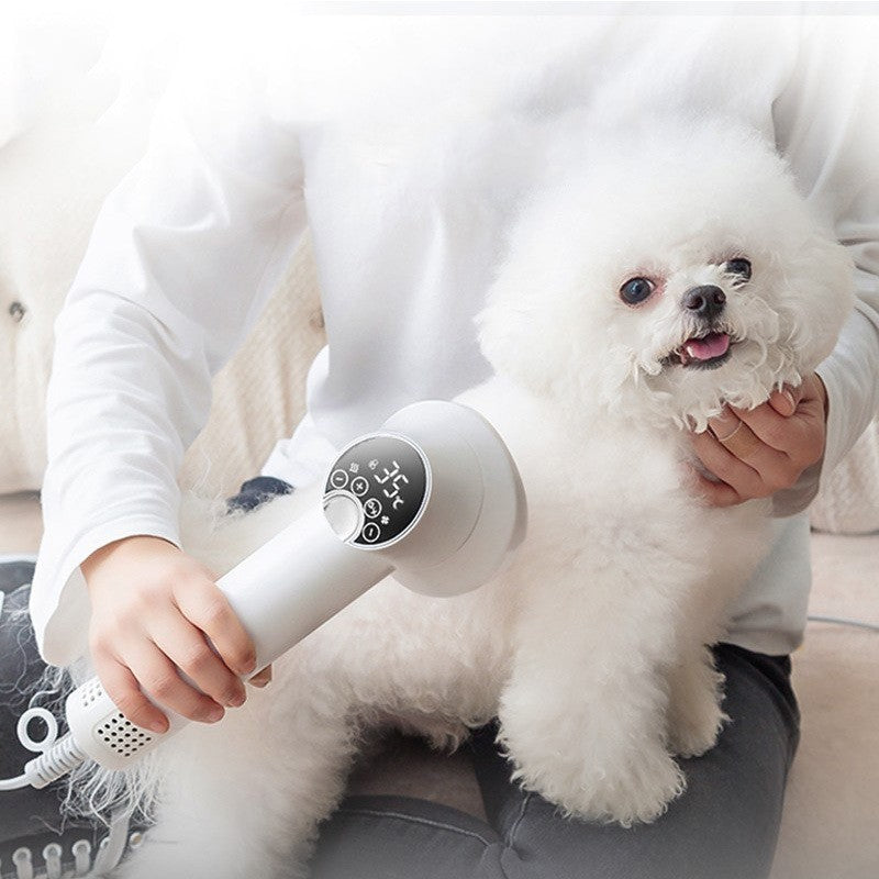 Smart Pet Hair Dryer Dog Golden Retriever Cat Grooming Hairdressing Blow & Comb Silent No Harm Pet Cleaning Supplies Pet Prod