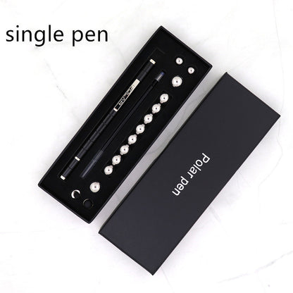 Stress Reducer Relief Toys Gift Box funny black golden kits Fidget magnetic polar pen with stylus ball pen - 图片 11
