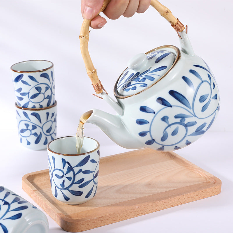 Porcelain Household Ceramic Kettle Tea Japanese Retro 44617f6c 1849 422a 8362 5d882ef52d62