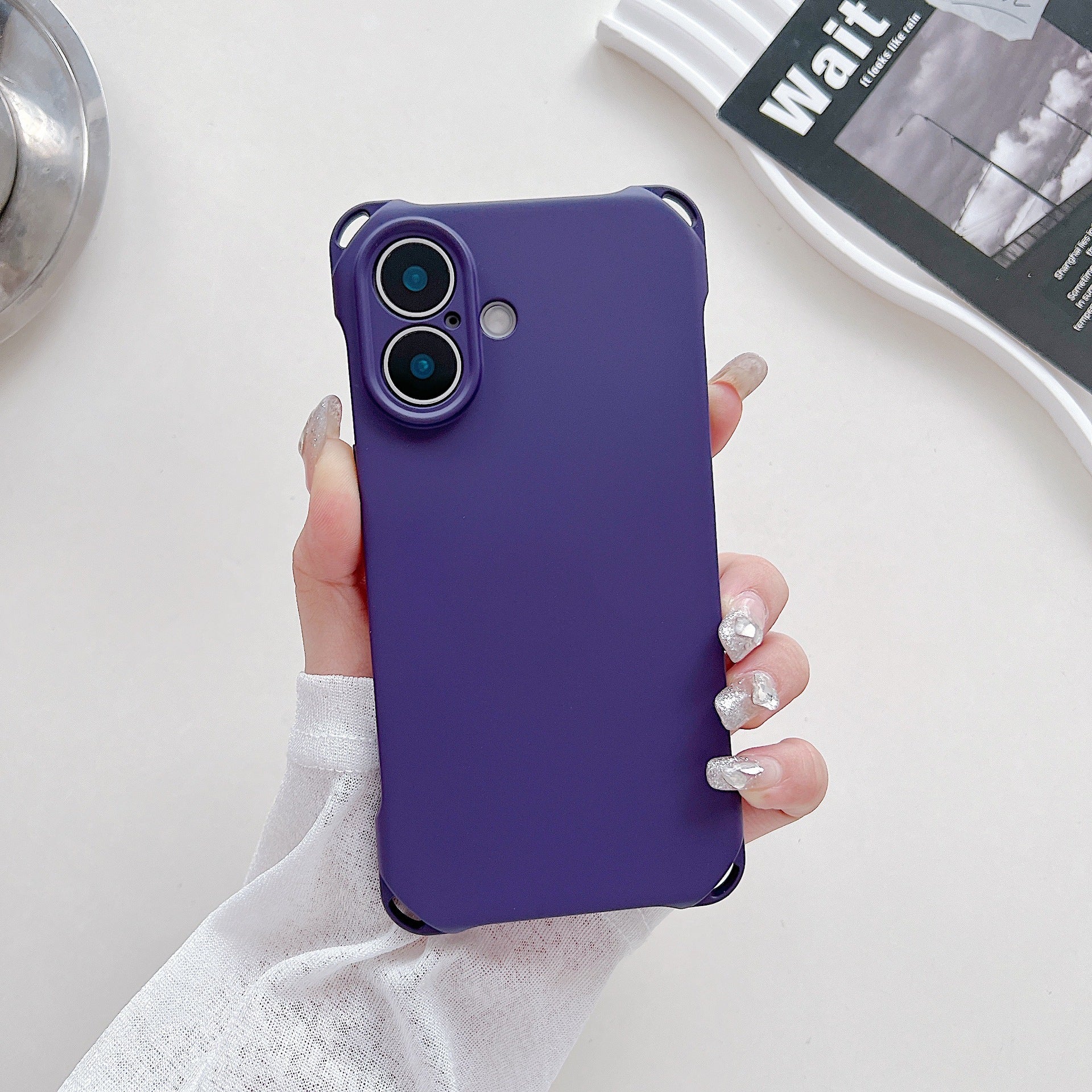 Four-corner Cross Lanyard Liquid Silicone Phone Case Soft Case - 图片 12
