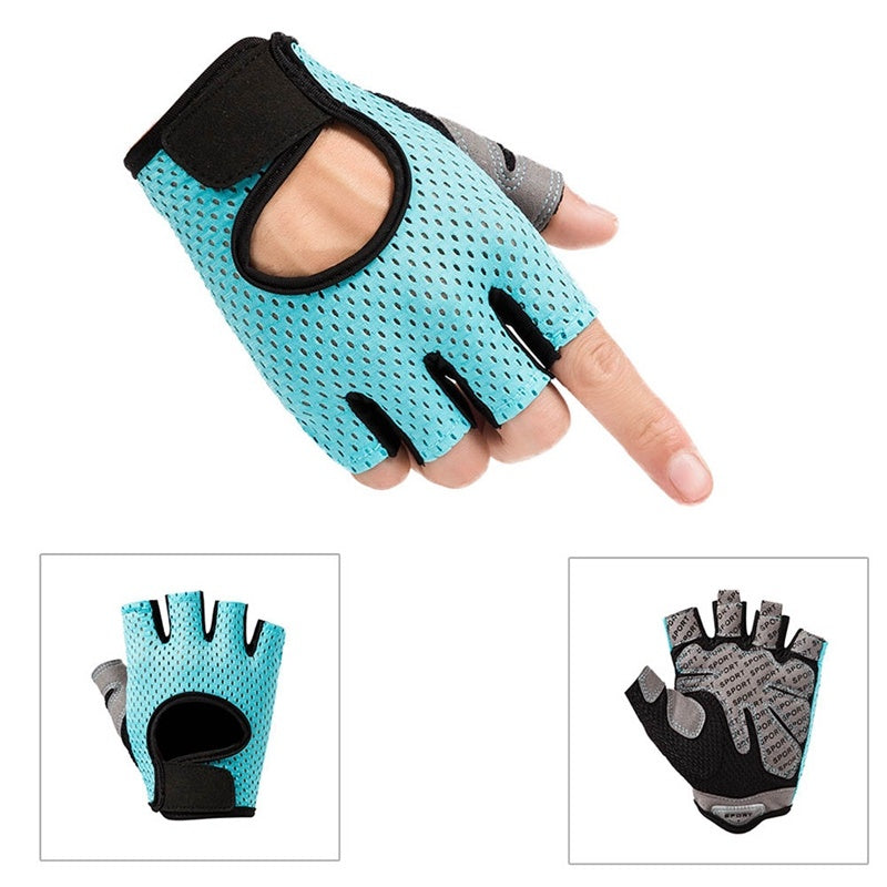 Half finger gloves sports fitness gloves outdoor riding non-slip wear gloves 4475380941616