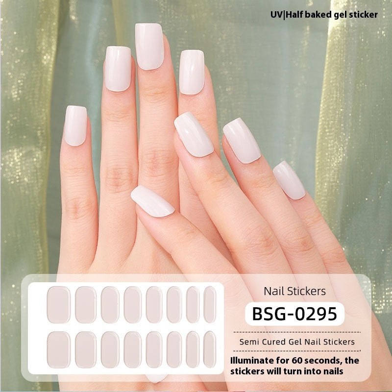 Pure Color UV Gel Nail Sticker Semi-curing Gel Nail Stickers Heating Lamp 4487d20a b2f4 400a 8571 c1f3e749f7a0 trans
