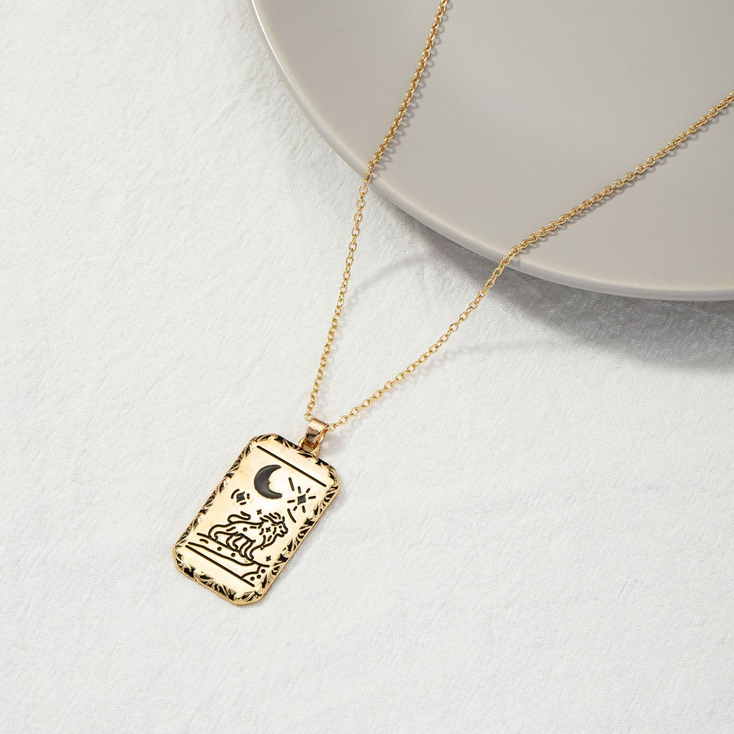 Tarot Brand Fashion Necklace Popular Square Brand 448e35d1 3fa0 488d 88de e311f68f010e