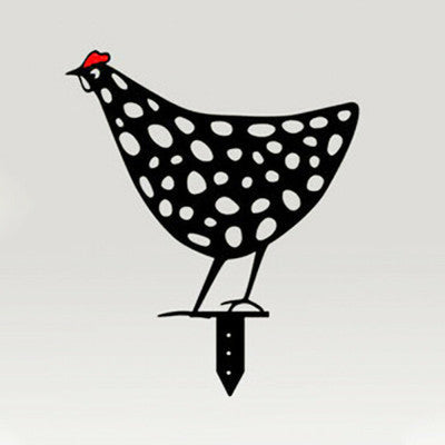 Chicken Yard Art Outdoor Garden Back Yard Gazon Stakes Hen Yard Decor 449715707500