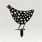 Chicken Yard Art Outdoor Garden Back Yard Gazon Stakes Hen Yard Decor 449715707500