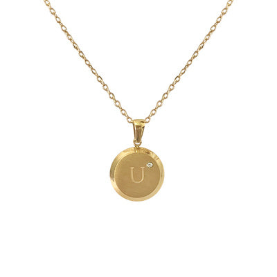 New Jewelry 26 Letter Necklace Diamond Pendant 44998393 9f42 4120 bd01 c2edaad755db