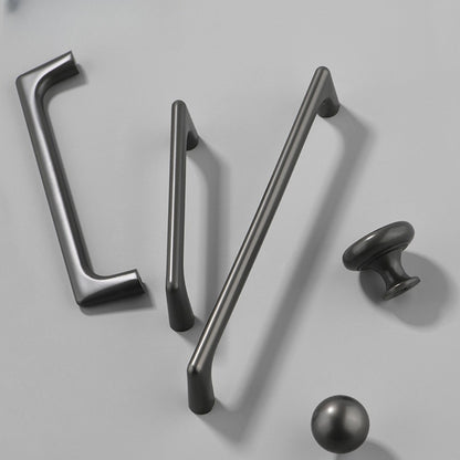 Nordic Cabinet Door Handle Modern Minimalist Black Gray Wardrobe Zinc Alloy Handle Kitchen Cabinet 44a68dd0 3854 469b 8679 eb