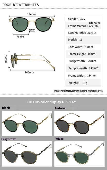 Vintage Round Frame Special-interest Artistic Youth Glasses 44a78522 79c0 49a7 bf99 3bc61a47a25f