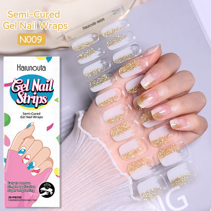 Japanese Style Nail Beauty Gel Stickers Semi-curing French Gel 44f2f393 62cf 49f4 ba47 254c5b73c968