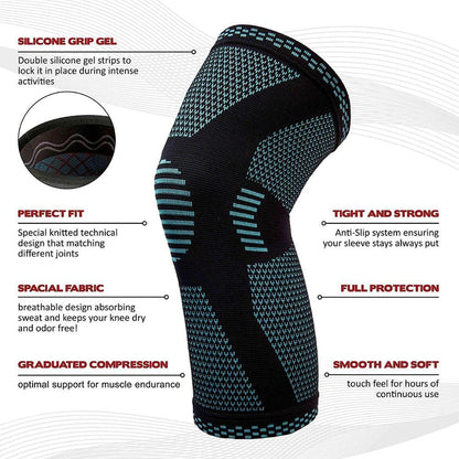 Sports Knee Pads Knitted Sports Knee Pads 451283267910
