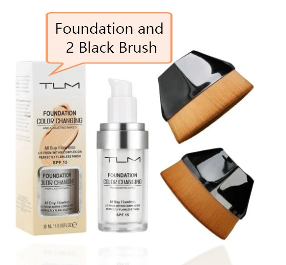 Temperature Liquid Foundation Concealer Portable Natural Color  Makeup Foundation BB Concealer 4517454238527