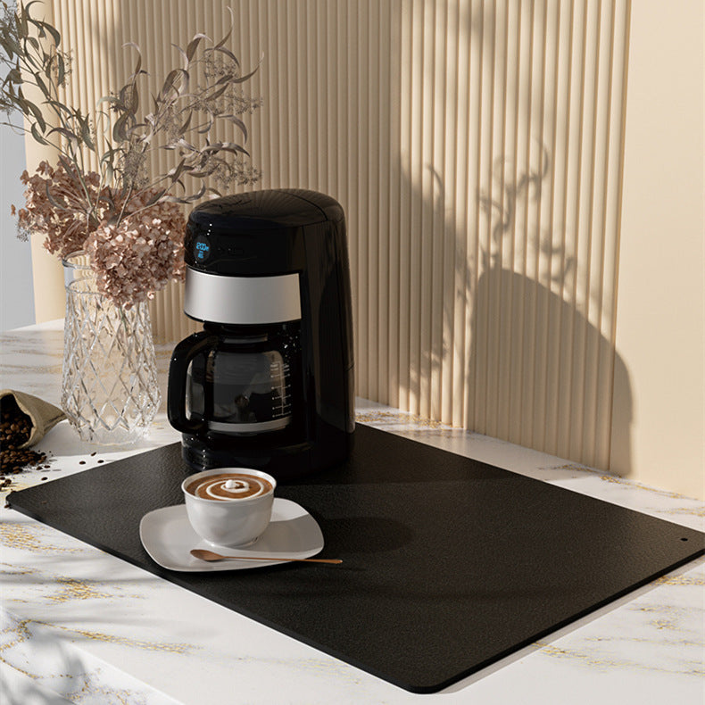 PU Leather Kitchen Countertop Draining Bar Table Insulation Bowl Plate Pot Absorbent Bathroom Mat 451c8698 0c49 4100 a259 102