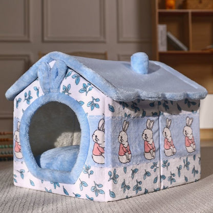 Removable And Washable Small Dog Teddy Cat Litter Closed Dog House 45270405 2445 4540 b021 a6549c172375