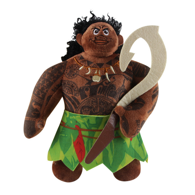 Marine Romance Moana Plush Mo Ahna Princess Doll Maui Rooster  Pig Doll Wholesale 4532932462 1006602455