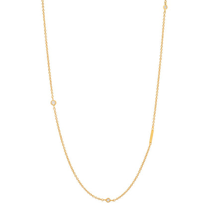 18K Gold Plated 26 Letter Stainless Steel Necklace - HD Wireless Product #10
