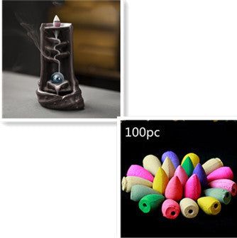Multi-layers Ceramic Back flow Incense Burner 453a27c1 2d15 4532 ac77 3f345f2220c2