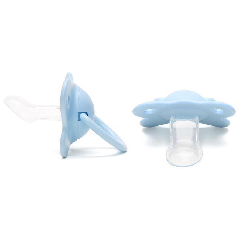 Pacifier Sleeping Baby Pacifier Newborn Silicone Pacifier Super Soft Flat Head 4546098987980