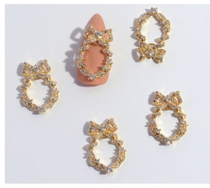 Nail Ornament Zircon Flower Tassel Chain 454ff387 7336 475a 8ef1 c4e041eeeea0