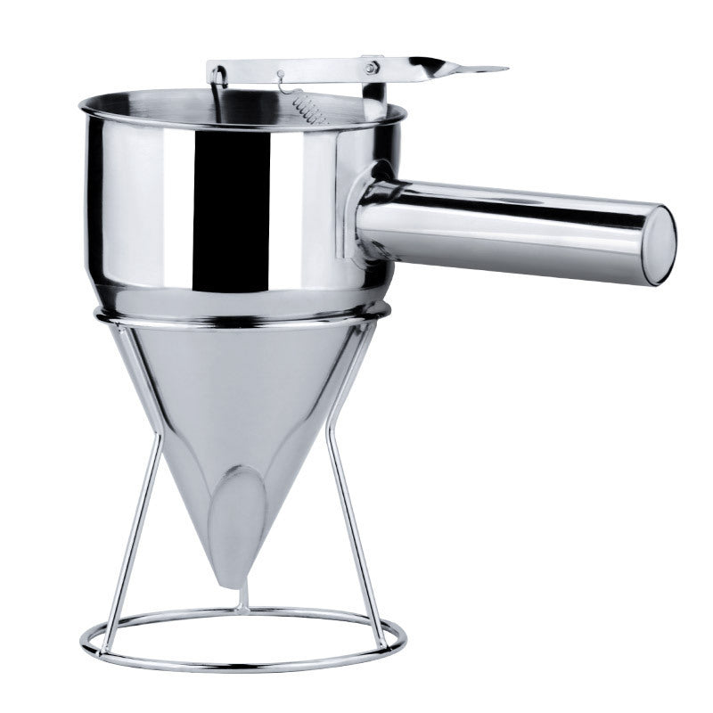 Cone Funnel Stainless Steel With Shelf For Chocolate Sauce 4553167607037