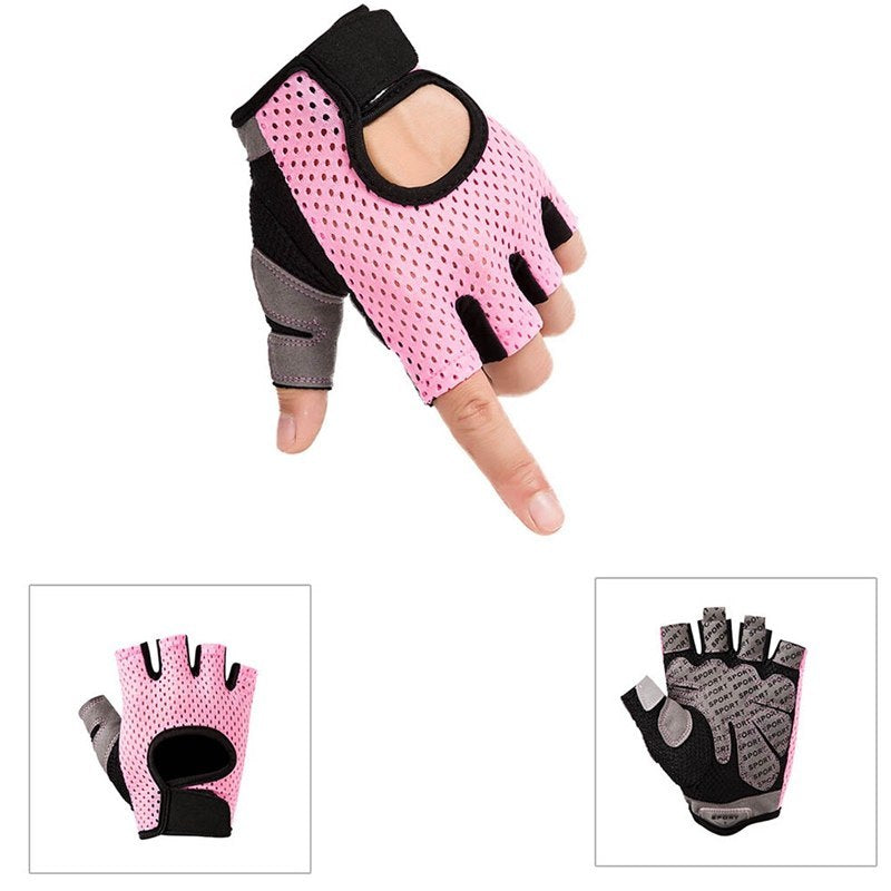 Half finger gloves sports fitness gloves outdoor riding non-slip wear gloves 455909504676