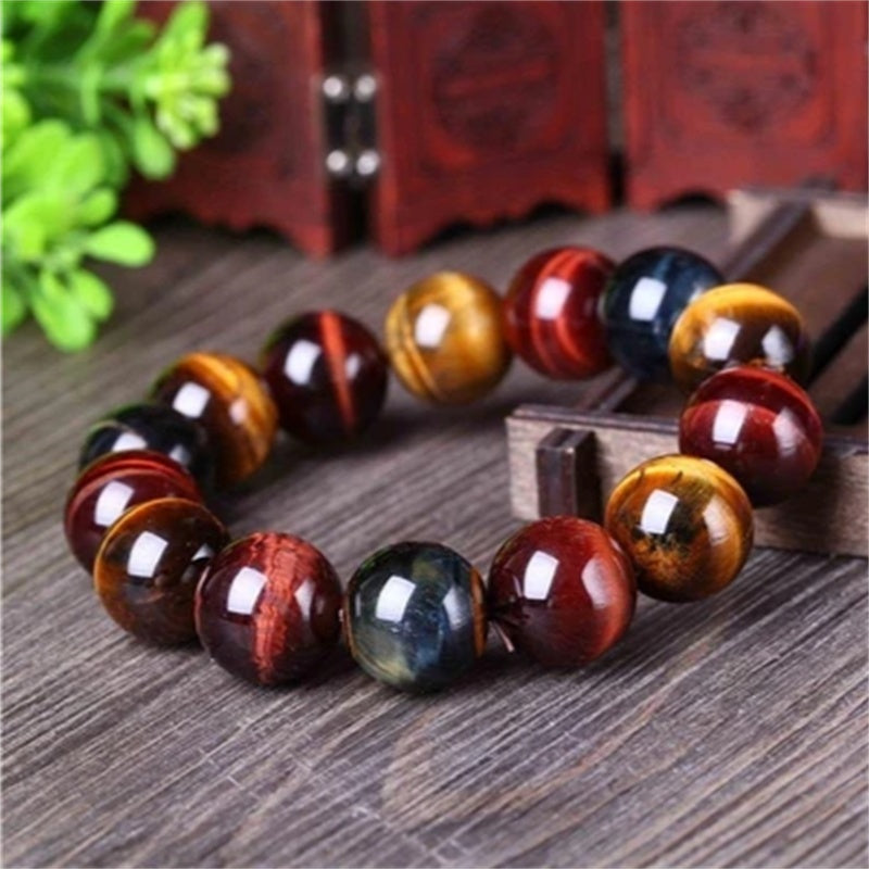 Tiger Eye Natural Crystal Stone Buddha Bead Bracelet 4565cafa 1757 4a44 b107 01468b751c39