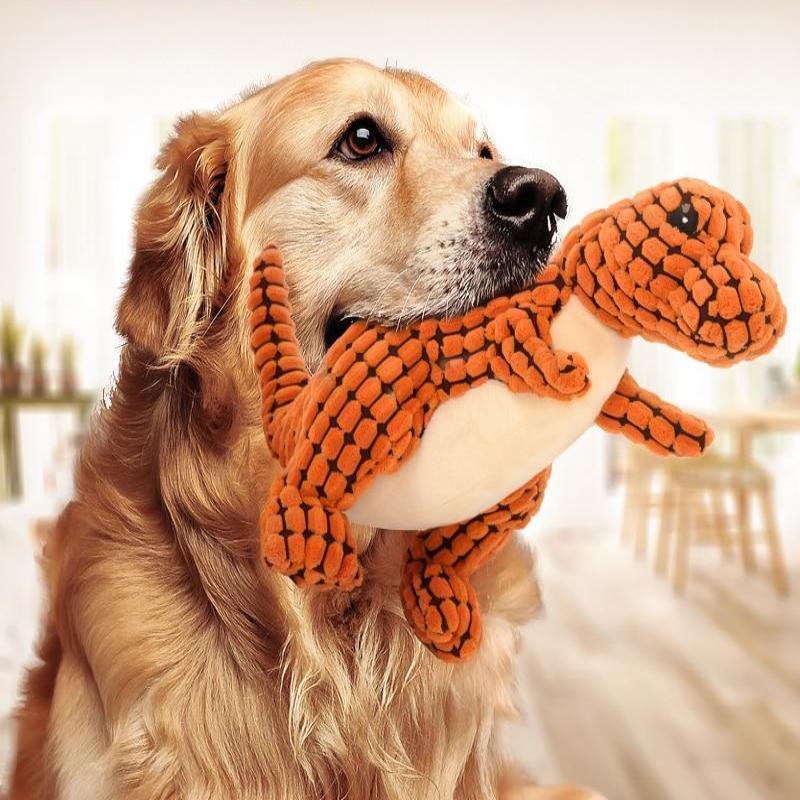 Dinosaur Pet Toys Giant Dogs Pets Interactive Dog Toys For Large Dogs Chew Toys Chihuahua Plush Stuffing Squeakers 4566053660