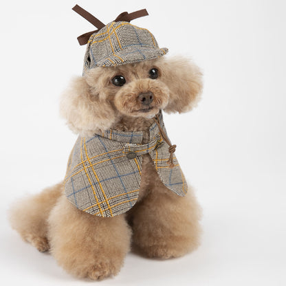 Detective Outfit Cute Personality Cloak Pet Dog Clothes 45764f67 91b0 47dc 87a6 9d1454478cb2