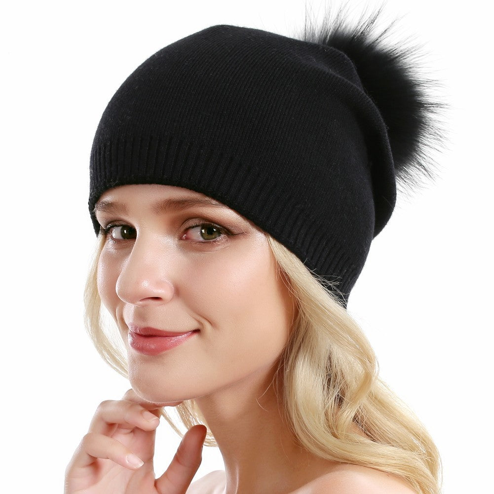 Fur Pompom Hats 4582195500275