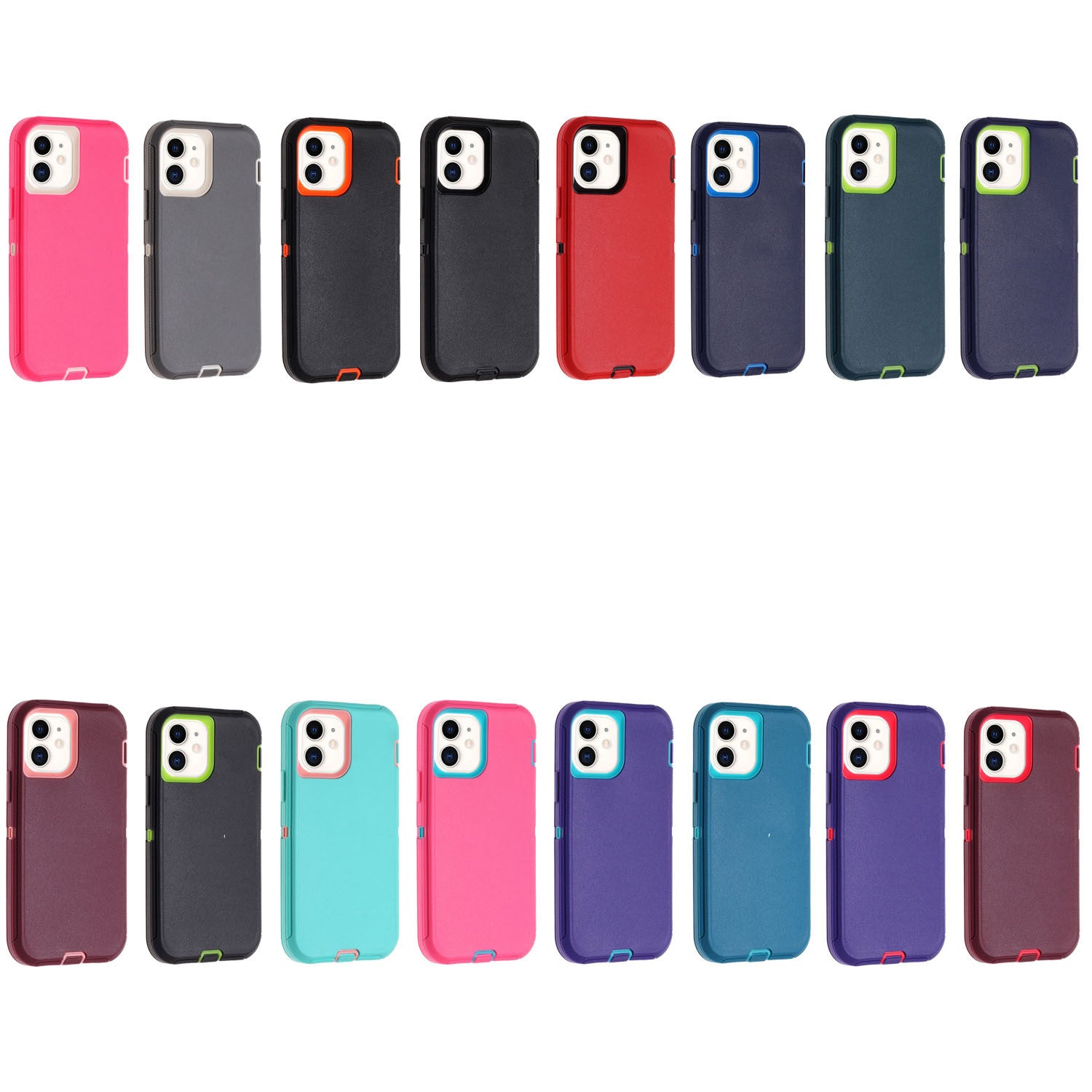 All-inclusive Drop-resistant Three-in-one Hard Case Phone Case - 图片 1