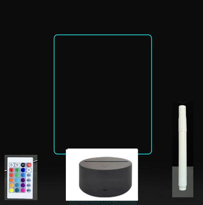 3D Acrylic Board Handwriting Message Board LED Light - HD Wireless Product #29