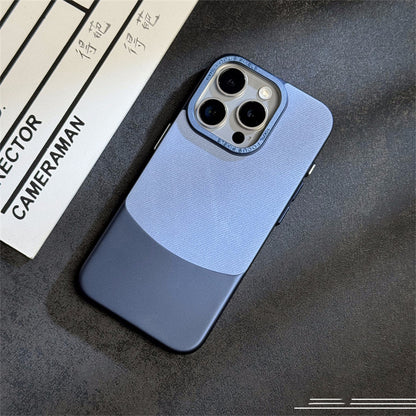 Flannel Fabric Color Matching Suitable For 15Promax Phone Case Electroplating Hard Shell 45d335a4 492c 4e0d bb8e 4894ea696a0f