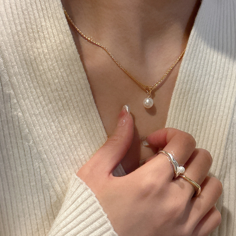 Women's Fashion Personality Pearl Necklace Simple 45fd4981 7663 455e 82ee 36745181233d