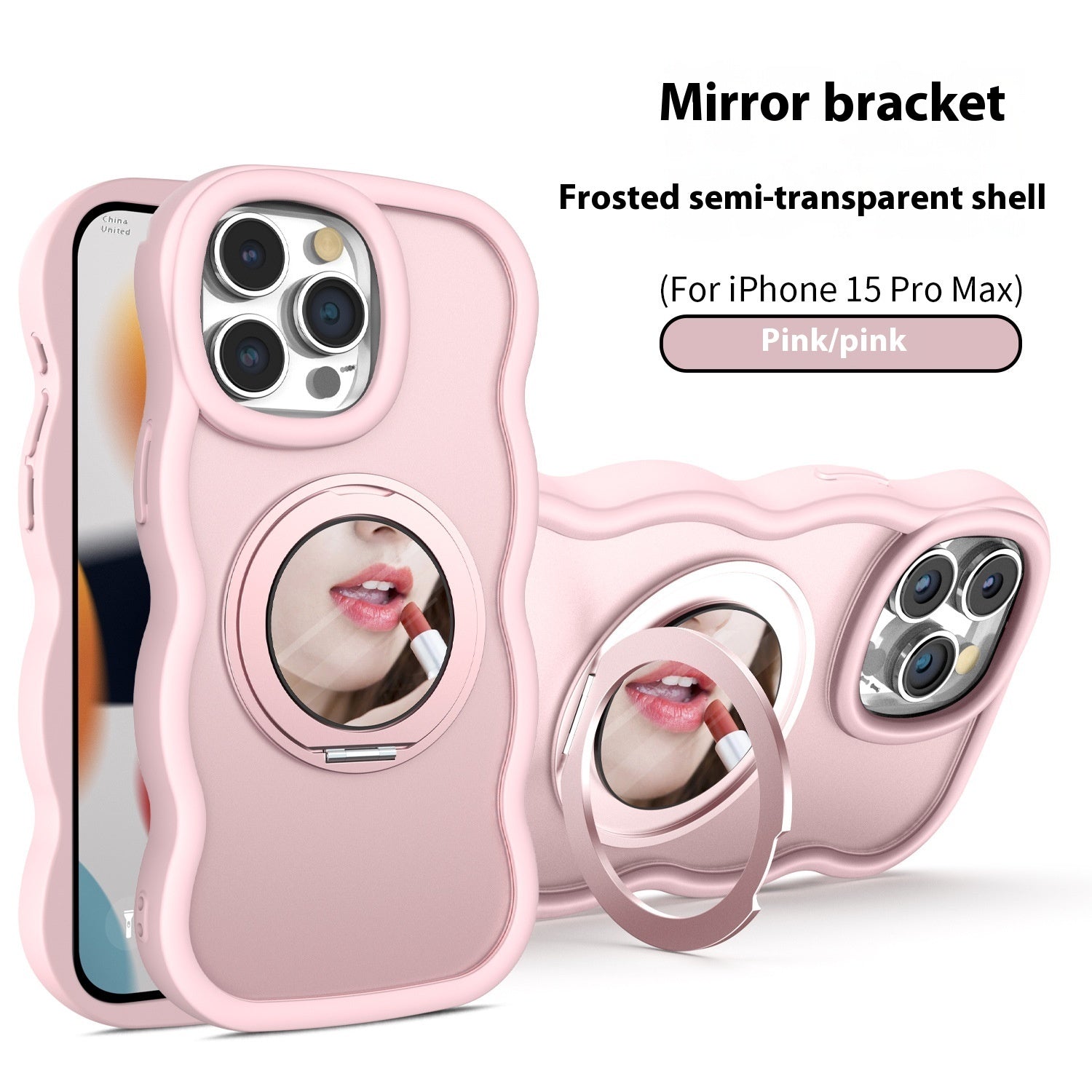 Dirt-resistant With Mobile Phone Mirror Bracket Magnetic Suction Phone Case - 图片 2