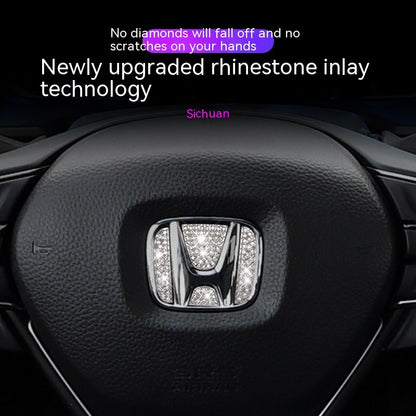 Car Steering Wheel Labeling Diamond Decorative Sticker 460e3575 1aad 4270 a3f1 7a6df2b6a06d