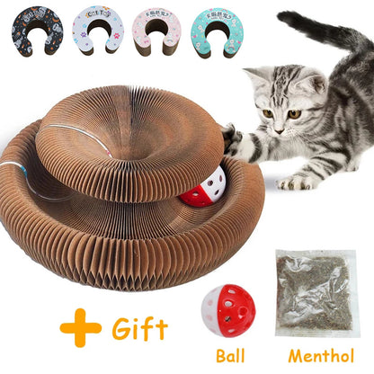Pet Magnetic Folding Organ Toy Cat Scratch Board 46106d26 3e52 4c7d 8263 8f011b11d826