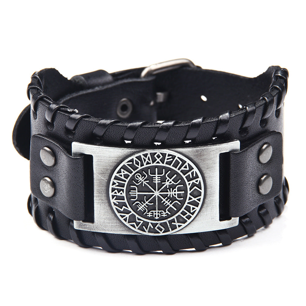 Men's wide leather bracelet 461253410838