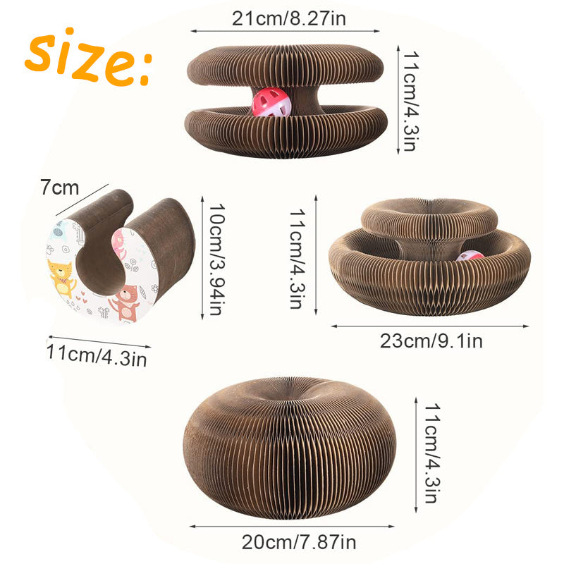 Pet Magnetic Folding Organ Toy Cat Scratch Board 4630d9d8 ffb0 4581 ad1e aee49f270b4c