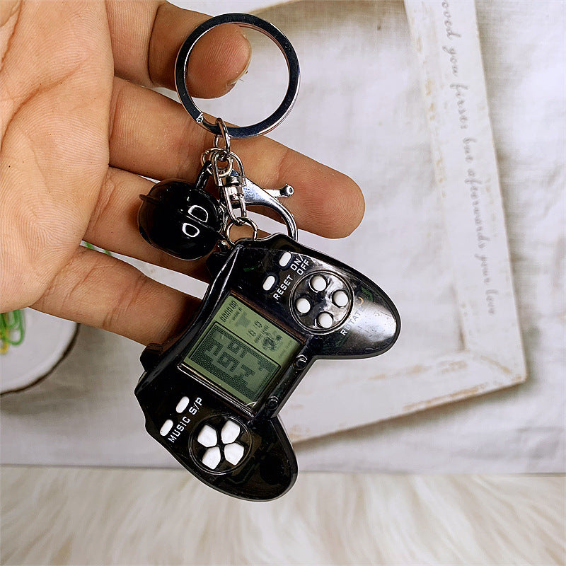 Retro Mini Square Handle Game Machine Key Ring Pendant Children's Cute Toy Gift 463197a4 ea57 4c0b 938a c1722b097357