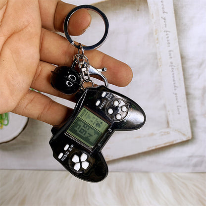 Retro Mini Square Handle Game Machine Key Ring Pendant Children's Cute Toy Gift 463197a4 ea57 4c0b 938a c1722b097357